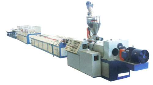  Plastic and Wood Composite Profile Production Line ( Plastic and Wood Composite Profile Production Line)