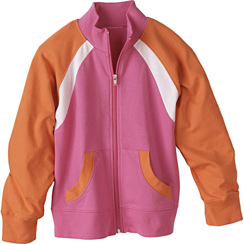  Girl`s Color Blocked Cheer Jacket (Color Girl`s bloqués Cheer Jacket)