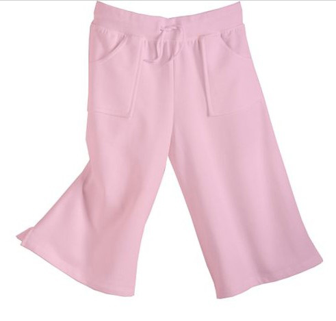  Girls` French Terry Gaucho Pants ( Girls` French Terry Gaucho Pants)