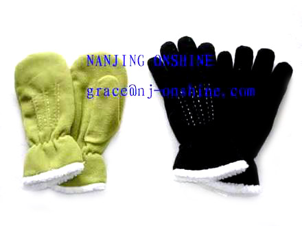  100% Polyester Anti-pilling Polar Fleece Gloves and Mittens (100% полиэстер Anti-пиллинг Polar Fl ce Перчатки и рукавицы)