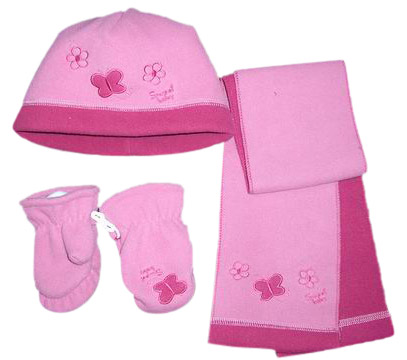  100% Polyester Anti-pilling Polar Fleece Hat, Glove & Scarf (100% полиэстер Anti-пиллинг Polar Fl ce Hat, Glove & Шарф)