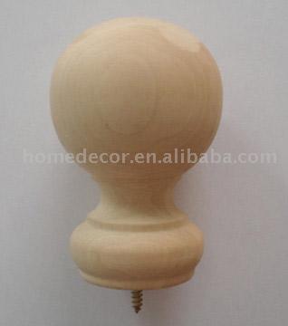  Wood Finial (Wood Kreuzblume)