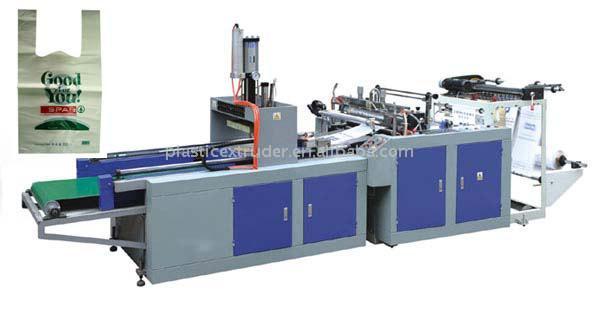  High-Speed T-Shirt Type Bag Sealing & Cutting Machine (High-Speed T-Shirt Bag Sealing & Machine de coupe)