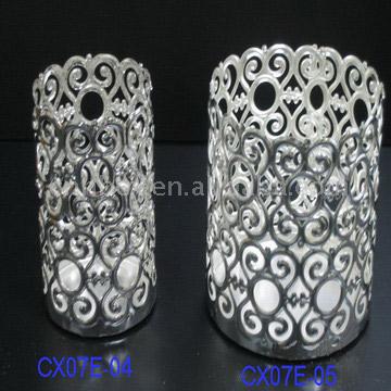  Carved Flower Candleholder (Резной подсвечник Цветочные)