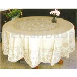  Golden and Silver Dining Table Cloth