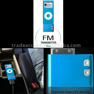  FM Transmitter Modulator for iPod nano ( blue ) (Transmetteur FM Modulator pour iPod nano (bleu))