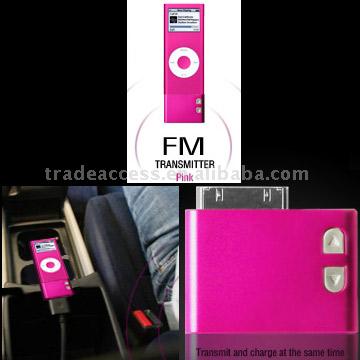  FM Transmitter Modulator for iPod nano ( pink ) ( FM Transmitter Modulator for iPod nano ( pink ))