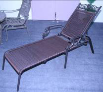  Aluminum & Steel Lounge Chair (Aluminum & Steel Lounge Chair)