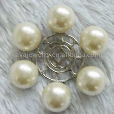  Alloy with pearls Brooch (Alliage avec des perles Broche)
