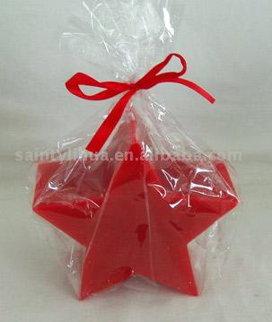  Red Candle in Star-Shaped ( Red Candle in Star-Shaped)