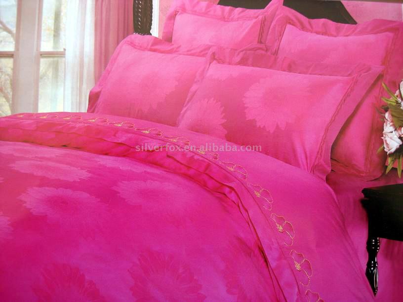  Satin Jacquard 6pc Bedding Sets ( Satin Jacquard 6pc Bedding Sets)