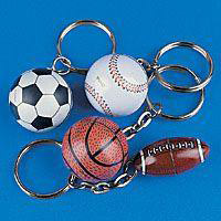  Metal Sport Ball Key Chain Assortment (Металл Спорт Ball Key Chain Ассортимент)