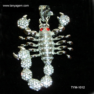 Iced Out Scorpion Hip Hop Schmuck Anhänger (Iced Out Scorpion Hip Hop Schmuck Anhänger)