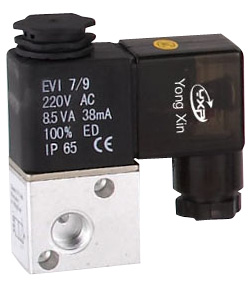  Three-Way Valve, 100 Series Solenoid Valve (Three-Way Valve, série 100 Electrovanne)