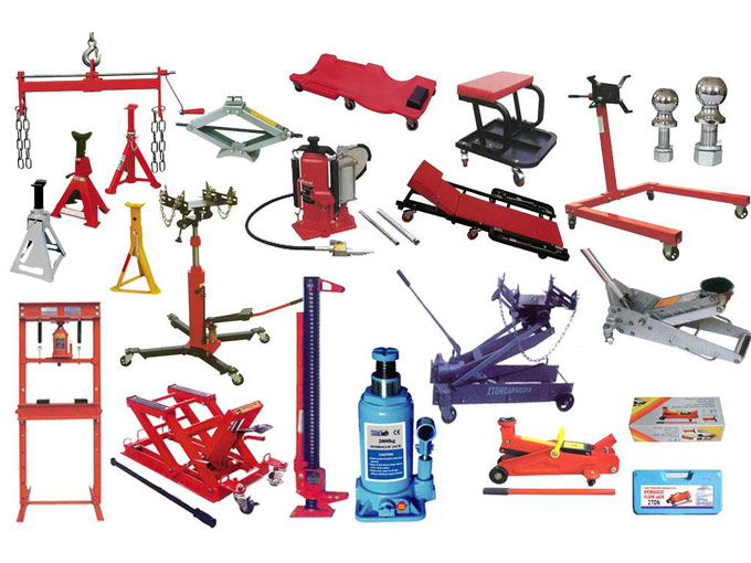  Hydraulic Jacks, Stands, Pipe Bender, Shop Press & Crane ( Hydraulic Jacks, Stands, Pipe Bender, Shop Press & Crane)