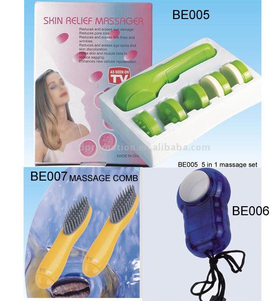  5-in-1 Massage Set and Massage Comb (5-in-1 Set de massage et de massage Comb)