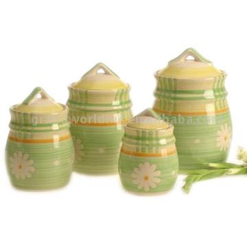  Ceramic Canister Set