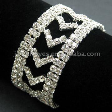  Rhinestone Stretch Bracelet (Rhinestone Bracelet extensible)