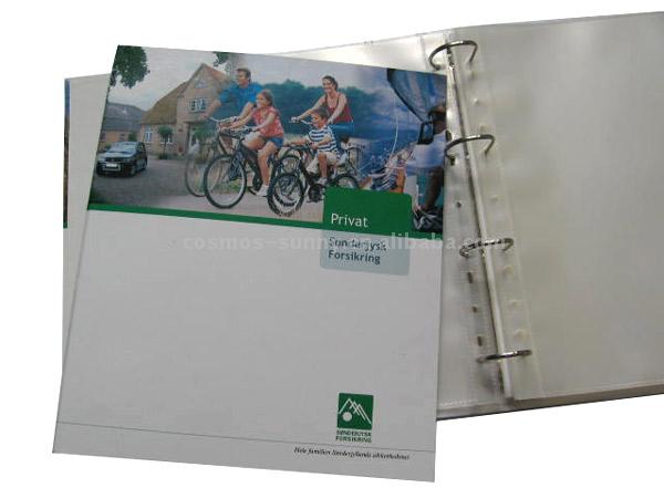  Paper File with 4 Ring Binder (Бумага Файл с 4 папки на кольцах)