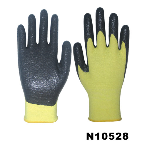  13 Gauge Kevlar Liner with Nitrile Foam Coated Palm Glove (13 Калибровочная кевлара лайнера с покрытием Нитрил Пена Palm Glove)