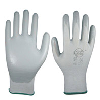  13 Gauge Nylon Glove with Nitrile Coated Palm (13 Калибровочная нейлон перчатки с покрытием Нитрил Palm)