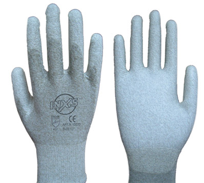  13 Gauge Anti-Static Copper Gloves with PU Coated Palm (13 Калибровочная Антистатический медь Перчатки с полиуретановым покрытием Palm)