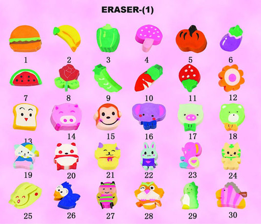  Erasers (Ластики)