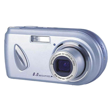  8.0MP 2.0" TFT Screen 3X Optical Zoom CCD Digital Camera (8.0MP 2.0 "TFT экран с оптическим увеличением 3x CCD Цифровая камера)