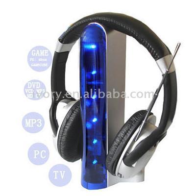  Wireless Headphone with Microphone, FM Radio Receiver (Casque sans fil avec microphone, FM Radio Receiver)