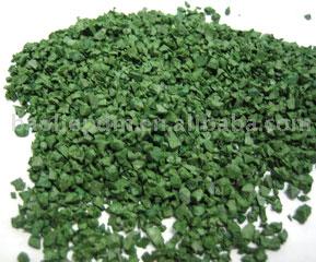  Green Rubber Granule for Infilling of Artificial Lawn (Зеленый резиновый гранулят по заполнению искусственный газон)