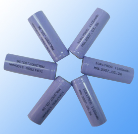  1100mAh/3.7V Lithium Cylindrical Battery (1100mAh/3.7V литиевых аккумуляторов Цилиндрические)