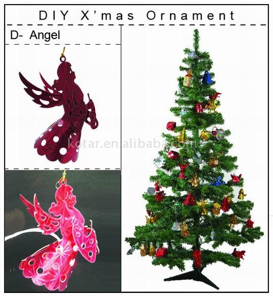  DIY Christmas Ornaments-Angel (Bricolage décorations de Noël-Ange)