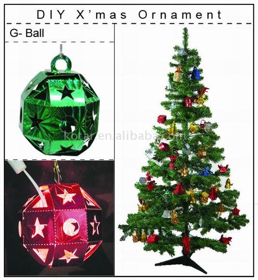  DIY Christmas Ornaments-Ball (Bricolage décorations de Noël-Ball)