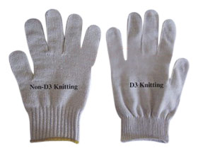  D3 Knitting Glove Designed for a Natural Fit (D3 вязания перчатки Предназначены для естественное прилегание)
