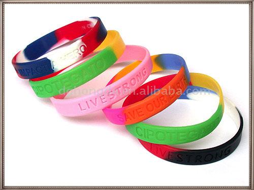  Debossed Silicone Bracelet (Силиконовый браслет гравировка)