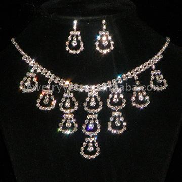  Rhinestone Fashion Jewelry Set ( Rhinestone Fashion Jewelry Set)