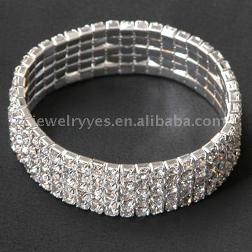  Rhinestone Fashion Stretch Bracelet (#72008E) (Rhinestone Fashion Bracelet extensible (# 72008E))