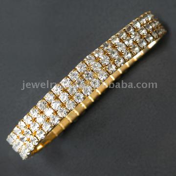  Rhinestone Fashion Stretch Bracelet (Rhinestone Fashion Bracelet extensible)