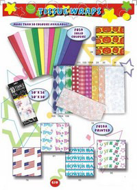  Color Gift Tissue Paper