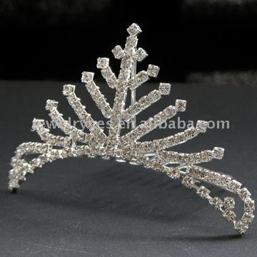  Rhinestone Tiara Comb (#73501) ( Rhinestone Tiara Comb (#73501))