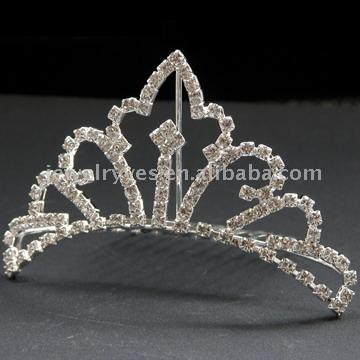  Rhinestone Tiara Comb (#73504) ( Rhinestone Tiara Comb (#73504))