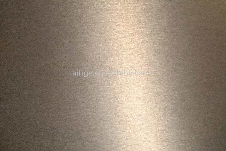  Brushed and Coated Aluminum Foil for High Pressure Laminate ( Brushed and Coated Aluminum Foil for High Pressure Laminate)