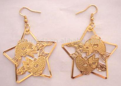  Pisces Earrings (Poisson Boucles d`oreilles)