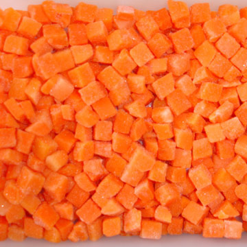  IQF Diced Carrot (IQF кусочки моркови)