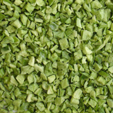  Freeze Dried Green Bell Pepper 10x10mm (Séché poivron vert Freeze 10x10mm)