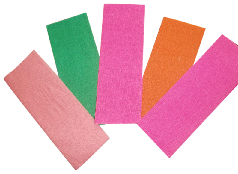  Colored Crepe Paper (Papier crépon coloré)