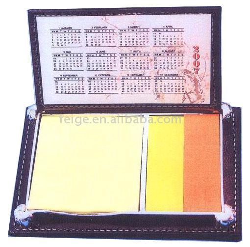  Sticky Note with Leather Box (Sticky Note avec boîte en cuir)