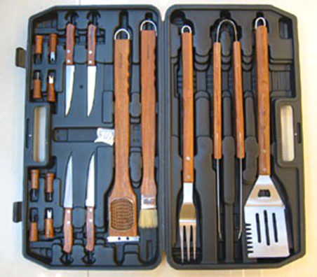  18pc BBQ Tools in PP Case (18pc гриль-Сервис ПП дело)