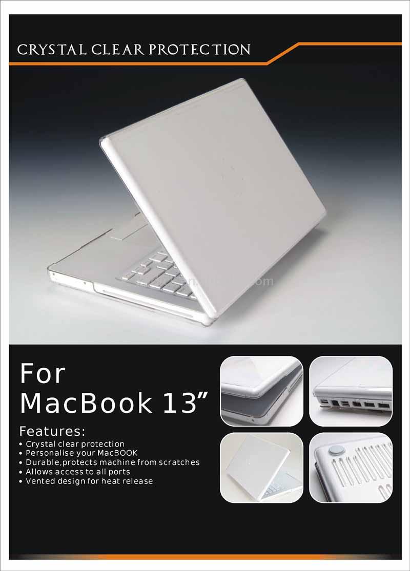  Crystal Skin Cover Case for 13" Macbook (Crystal кожного покрова Корпус для 13 "M Book)