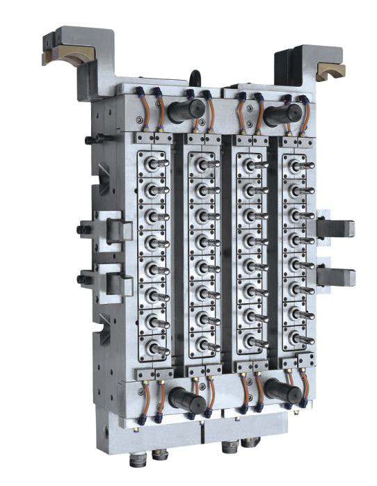  48-Cavity PET Preform Mould with Shut-off Nozzle (48-полость ПЭТ преформ Плесень с гнезда)